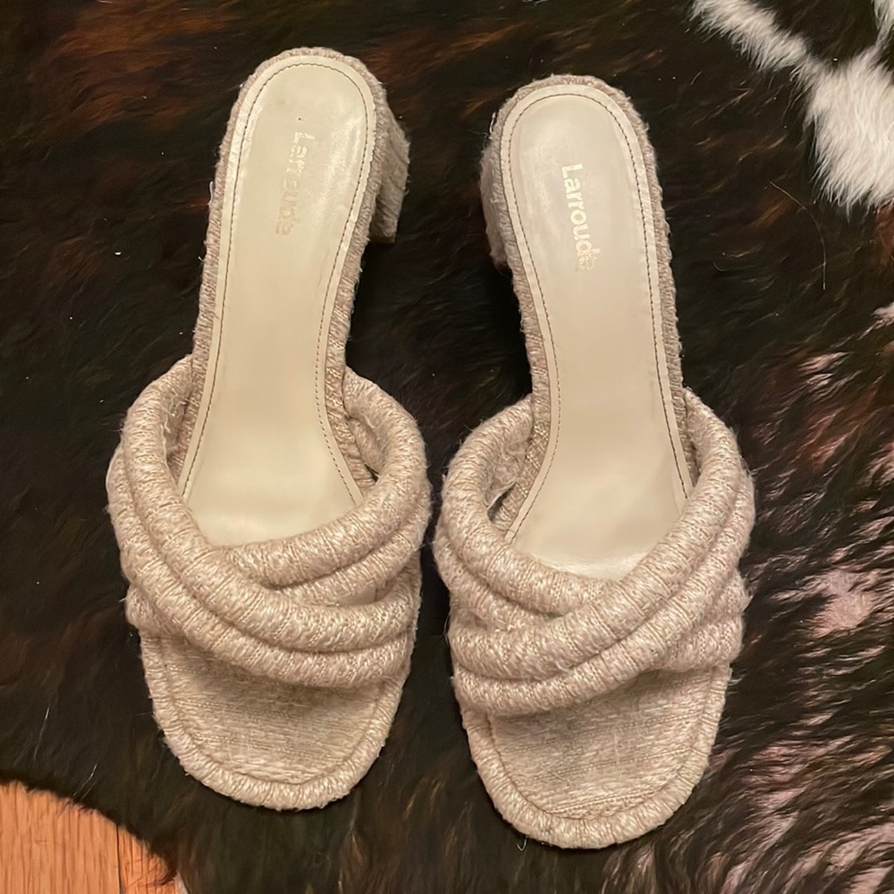 Larroude sandals 8.5